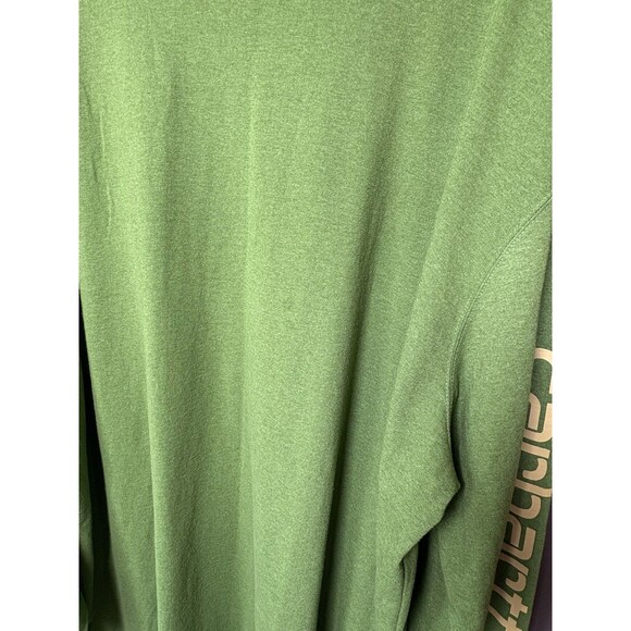 Carhartt Long Sleeve Pocket T-Shirt Men’s 3XL Tall Loose Fit Green Workwear - Picture 4 of 9